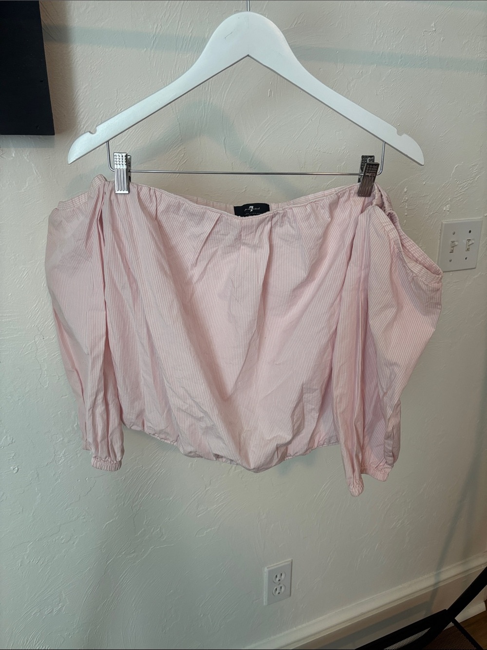 7 For All Mankind Y2K/Coastal Cowgirl Cropped Top Blouse